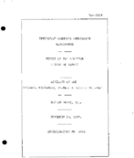 Interstate Commerce Commision Report of the Accident  Investigation Occuring on the CHICAGO MILWAUKEE ST PAUL AND PACIFIC RAILROAD MORTON GROVE IL