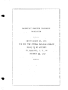 Interstate Commerce Commision Report of the Accident  Investigation Occuring on the NEW YORK CENTRAL RAILROAD CHARLOTTE NY