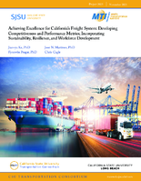 Achieving Excellence for Californias Freight System Developing Competitiveness and Performance Metrics Incorporating Sustainability Resilience and Workforce Development