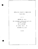 Interstate Commerce Commision Report of the Accident  Investigation Occuring on the ATCHISON TOPEKA AND SANTA FE RAILWAY AZUSE CA