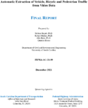 Automatic Extraction of Vehicle Bicycle and Pedestrian Traffic From Video Data