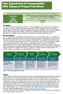Economic Development Impact of ODOT Funding on Public Roadways Fact Sheet