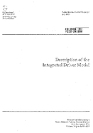 Description of the Integrated Driver Model