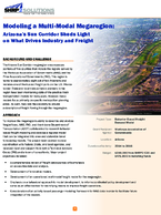 Modeling a MultiModal Megaregion Arizonas Sun Corridor Sheds Light on What Drives Industry and Freight