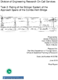 Division of Engineering Research OnCall Services Task 2 Rating of the Stringer System of the Approach Spans of the CombsHehl Bridge