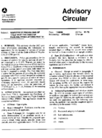 Waivers of Provisions of Title 14 of the Code of Federal Regulations Part 91