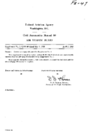 CAM 60 Supplement No 3  CAM 60 Dated July 1 1959 Correction To Page 29 Issued By Supplement No 1