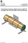 Finite Element Analyses of Side Impacts to DOT113 Surrogate Tank Cars with Water and Liquid Nitrogen