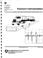 Experimental Project No 621 Pavement Instrumentation