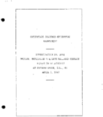 Interstate Commerce Commision Report of the Accident  Investigation Occuring on the CHICAGO BURLINGTON AND QUINCY RAILROAD DOWNERS GROVE IL