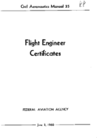 CAM 35 Flight Engineer Certificates 1960
