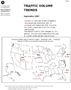 Traffic Volume Trends September 2007