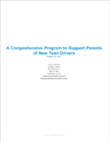 A Comprehensive Program To Support Parents of New Teen Drivers