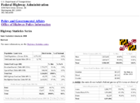 Highway Statistics Series State Statistical Abstracts 2010  Maryland