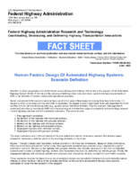 Human Factors Design of Automated Highway Systems Scenario Definition