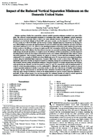 Impact of the reduced vertical separation minimum on the domestic United States