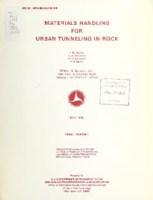 Materials Handling for Urban Tunneling in Rock