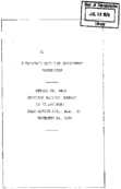 Interstate Commerce Commision Report of the Accident  Investigation Occuring on the SOUTHERN MARION JCT ALA