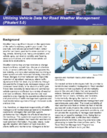 Utilizing Vehicle Data for Road Weather Management Pikalert 50