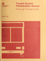 Transit System Performance Review Pittsburgh Prototype Study