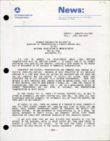 Remarks Prepared for Delivery by Secretary of Transportation Elizabeth Hanford Dole to the National Association of Manufacturers Washington DC May 30 1986