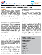 07139 Determination of Pavement Surface Type
