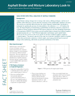 Asphalt Binder and Mixture Laboratory LookIn
