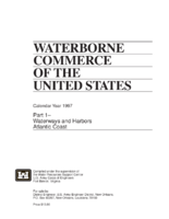 Waterborne Commerce of the United States Calendar Year 1997 Part 1 Waterways and Harbors  Atlantic Coast