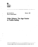 Older Drivers the Age Factor in Traffic Safety
