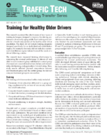 Training for Healthy Older Drivers Traffic Tech