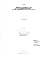 Information Technology and Haz Mat Emergency Response  Current Applications and Future Potential