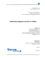 Emissions Impacts on Driver Safety