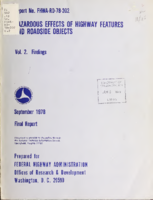 Hazardous effects of highway features and roadside objects