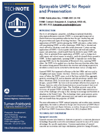 Sprayable UHPC for Repair and Preservation TechNote