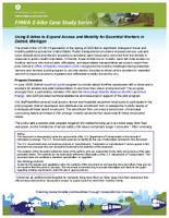 FHWA Ebike Case Study Series Using Ebikes to Expand Access and Mobility for Essential Workers in Detroit Michigan