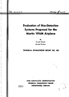 Evaluation of FireDetection Systems Proposed For The Martin YP6M Airplane