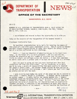 Remarks by US Secretary of Transportation John A Volpe before the La Salle Military Academy