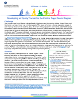 Developing an Equity Tracker for the Central Puget Sound Region