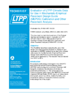 Evaluation of LTPP Climatic Data for Use in MechanisticEmpirical Pavement Design Guide MEPDG Calibration and Other Pavement Analysis