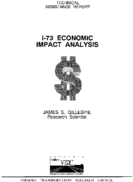 Technical assistance report  I73 economic impact analysis