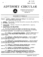 AC 2115A Aircraft Aircraft Engines and Propeller Type Certificate Data Sheets and Specifications