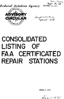 AC 1401 Consolidated Listing of FAA Certificated Repair Stations