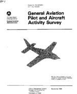 General Aviation Pilot and Aircraft Activity Survey 1985