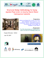 Structural Design Methodology for Spray Applied Pipe Liners in Gravity Storm Water Conveyance Conduits