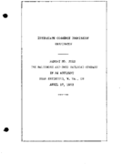 Interstate Commerce Commision Report of the Accident  Investigation Occuring on the BALTIMORE AND OHIO RAILROAD SMITHBURG WV