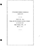Interstate Commerce Commision Report of the Accident  Investigation Occuring on the TEXAS AND NEW ORLEANS RAILROAD COMPANY SOUTHERN PACIFIC LINES FINLAY TX