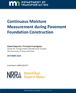 Continuous Moisture Measurement during Pavement Foundation Construction