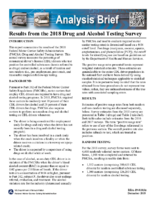 Results from the 2018 Drug and Alcohol Testing Survey Analysis Brief