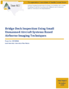 Bridge Deck Inspection Using Small Unmanned Aircraft Systems Based Airborne Imaging Techniques