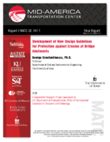 Development of New Design Guidelines for Protection against Erosion at Bridge Abutments